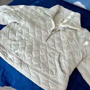 Lululemon Scuba Oversized Quilted Half Zip